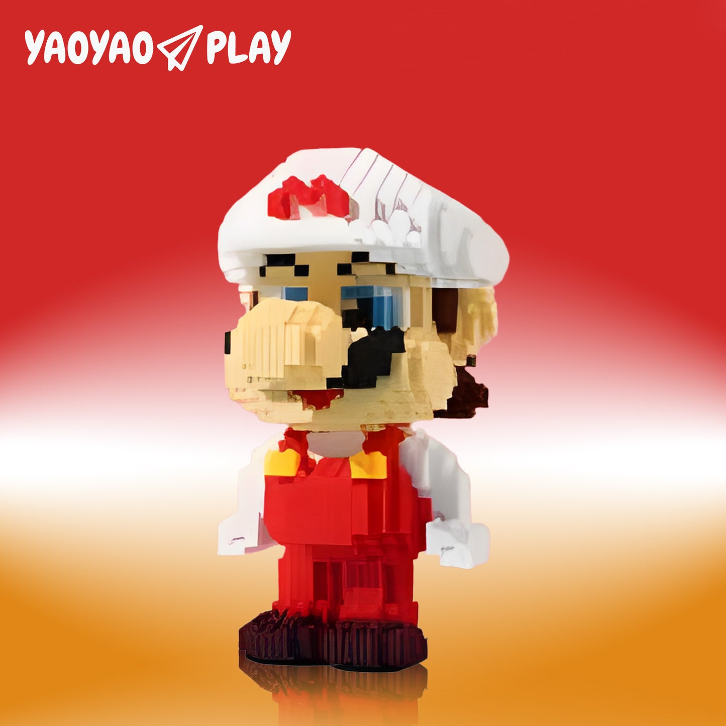 YaoYaoPlay White Yoshi Upgrade Mini Building Block Set