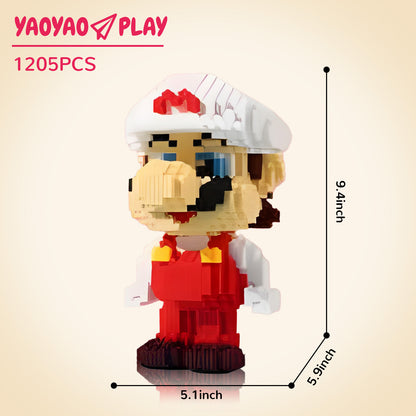 YaoYaoPlay White Yoshi Upgrade Mini Building Block Set