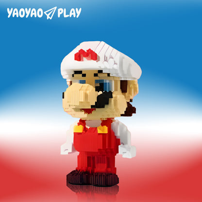 YaoYaoPlay White Yoshi Upgrade Mini Building Block Set