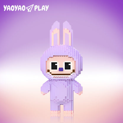 YaoYaoPlay Mystic Bunny Building Block Set