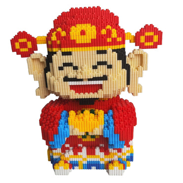 God of Wealth-DIY Series Particles Building Blocks